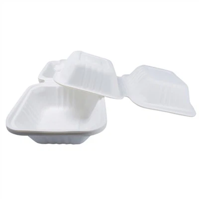 Komposterbar sukkerrørbeholder